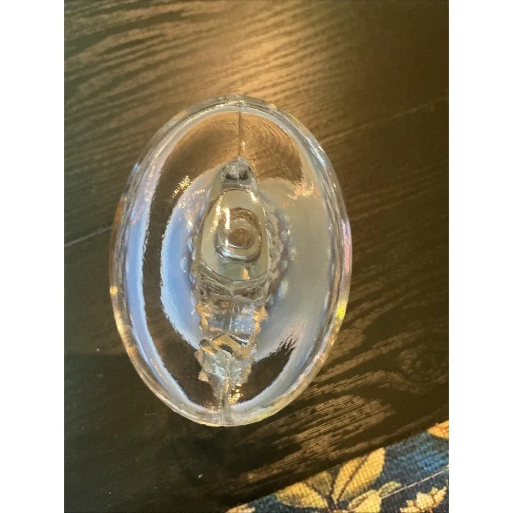 VTG Fenton Cornucopia Bud‎ Vase Hobnail White&Clear Glass 3.5